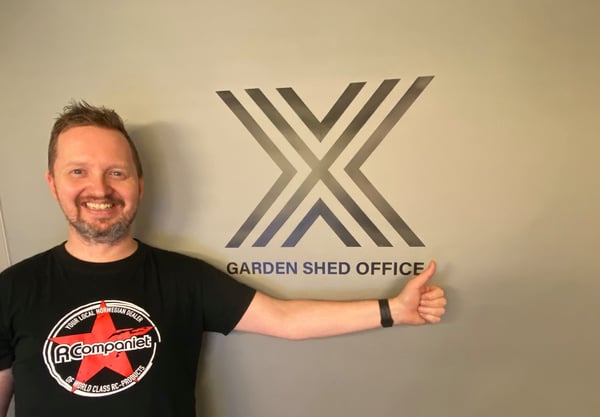 Garden shed office