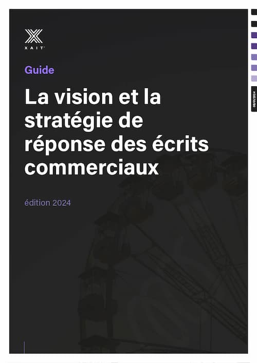 couverture la vision et la stratégie de réponse des écrits commerciaux