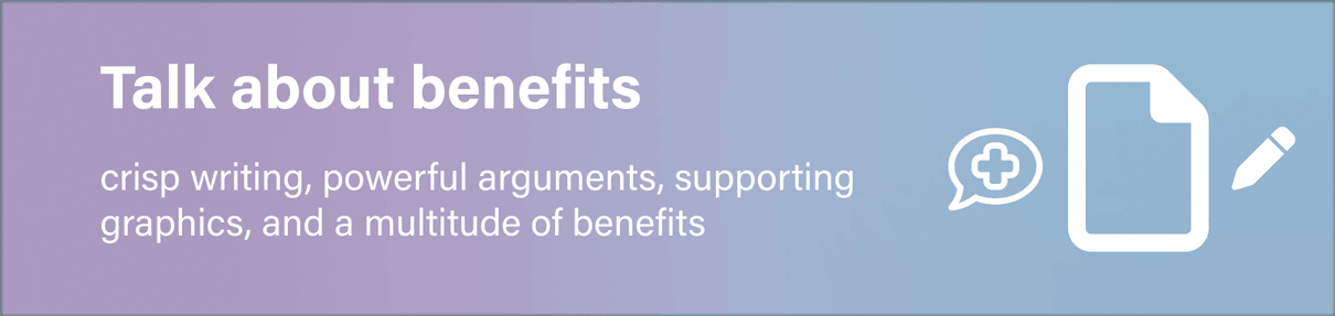 proposal writing tip: benefits