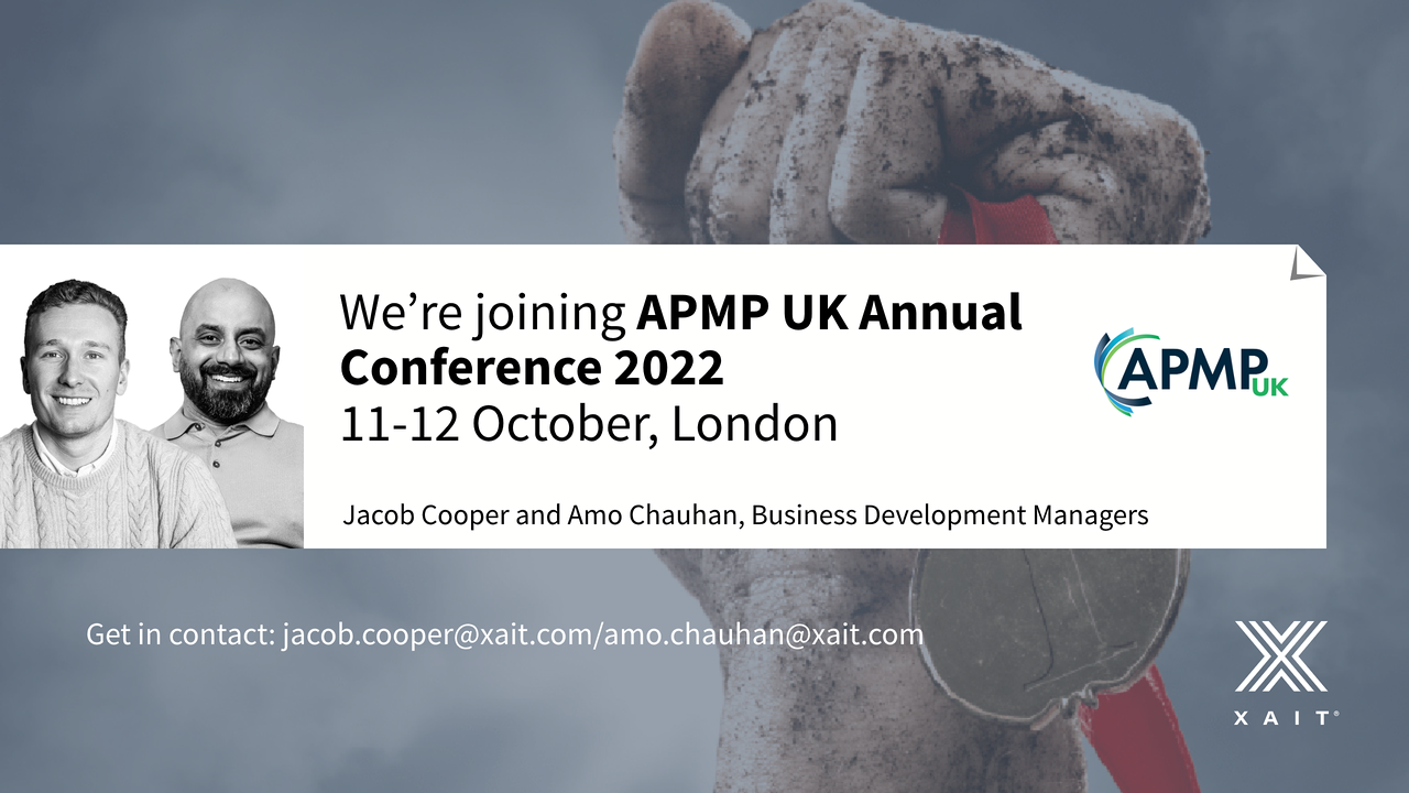 Meet Xait at APMP UK Annual Conference 2022!