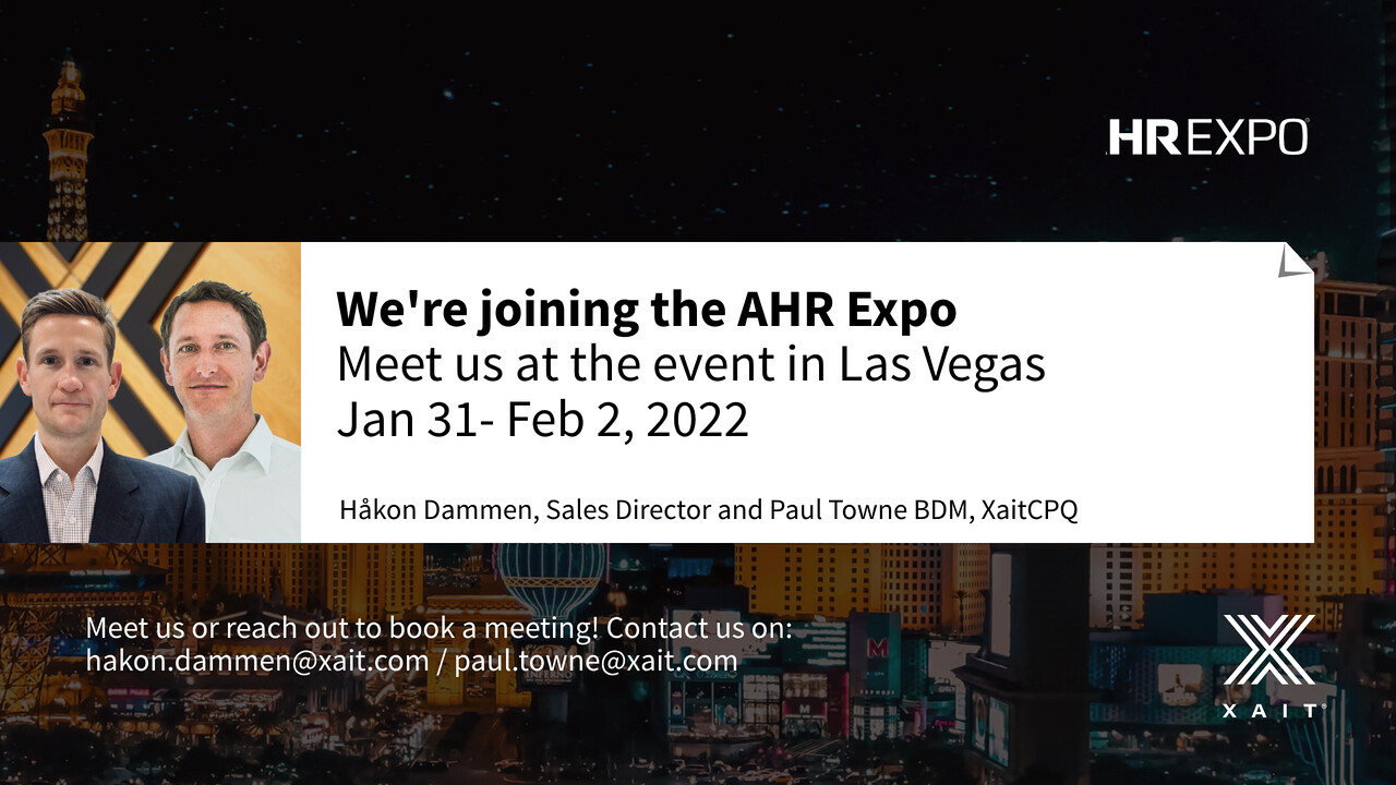 Meet Xait at AHR Expo 2022 in Las Vegas, Nevada
