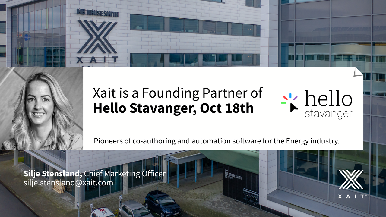 Xait is Hello Stavanger Event Founding Partner