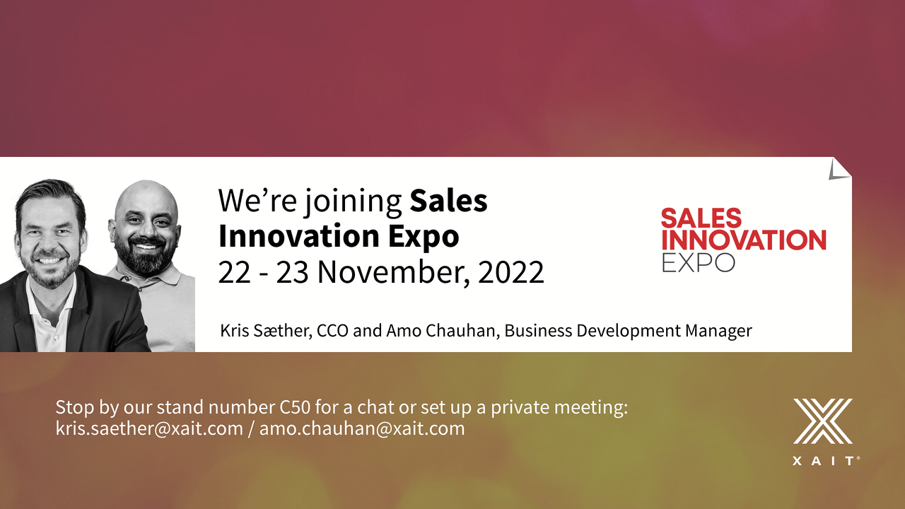 Meet Xait at Sales Innovation Expo!