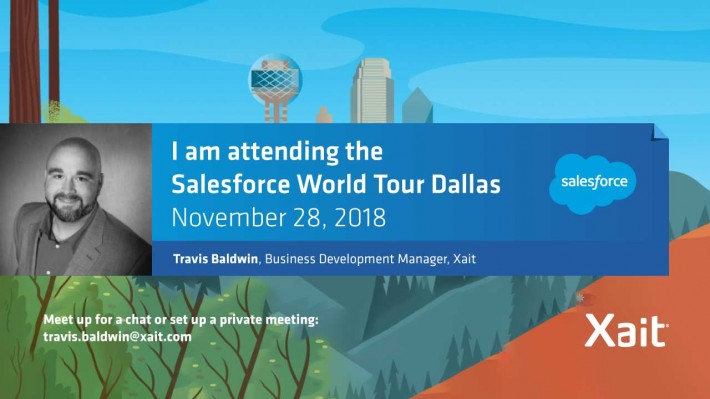 Xait is going to Salesforce World Tour in Dallas