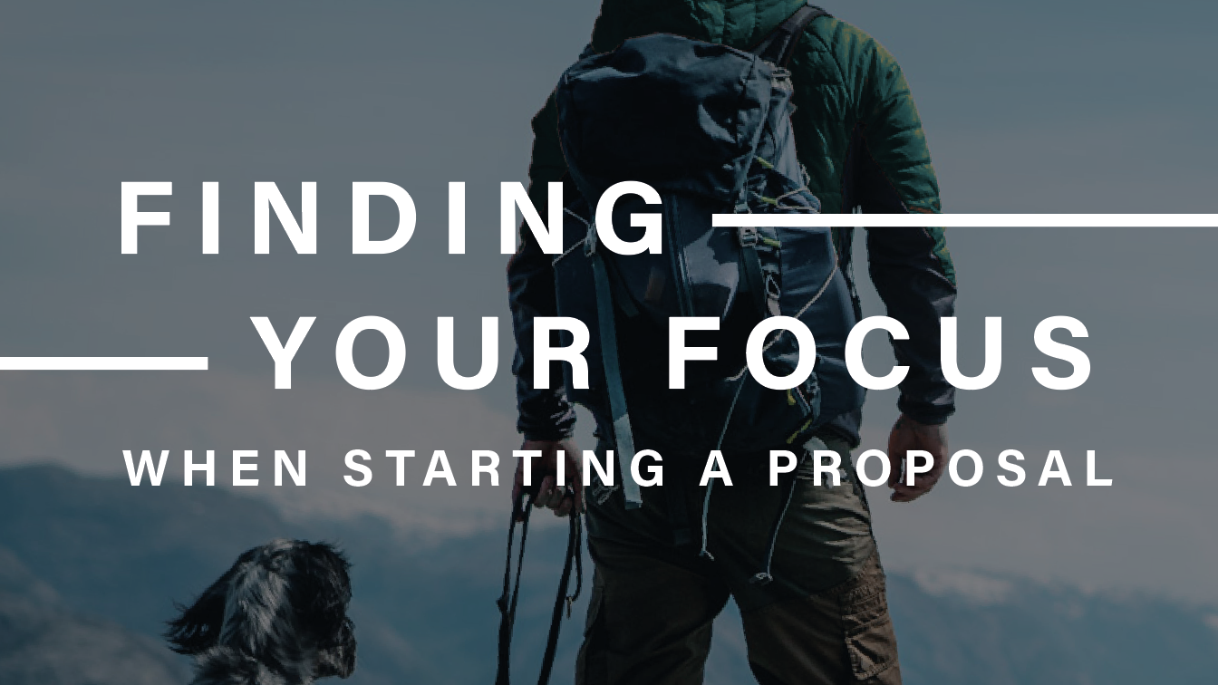 Finding your focus when starting a proposal with an ebook