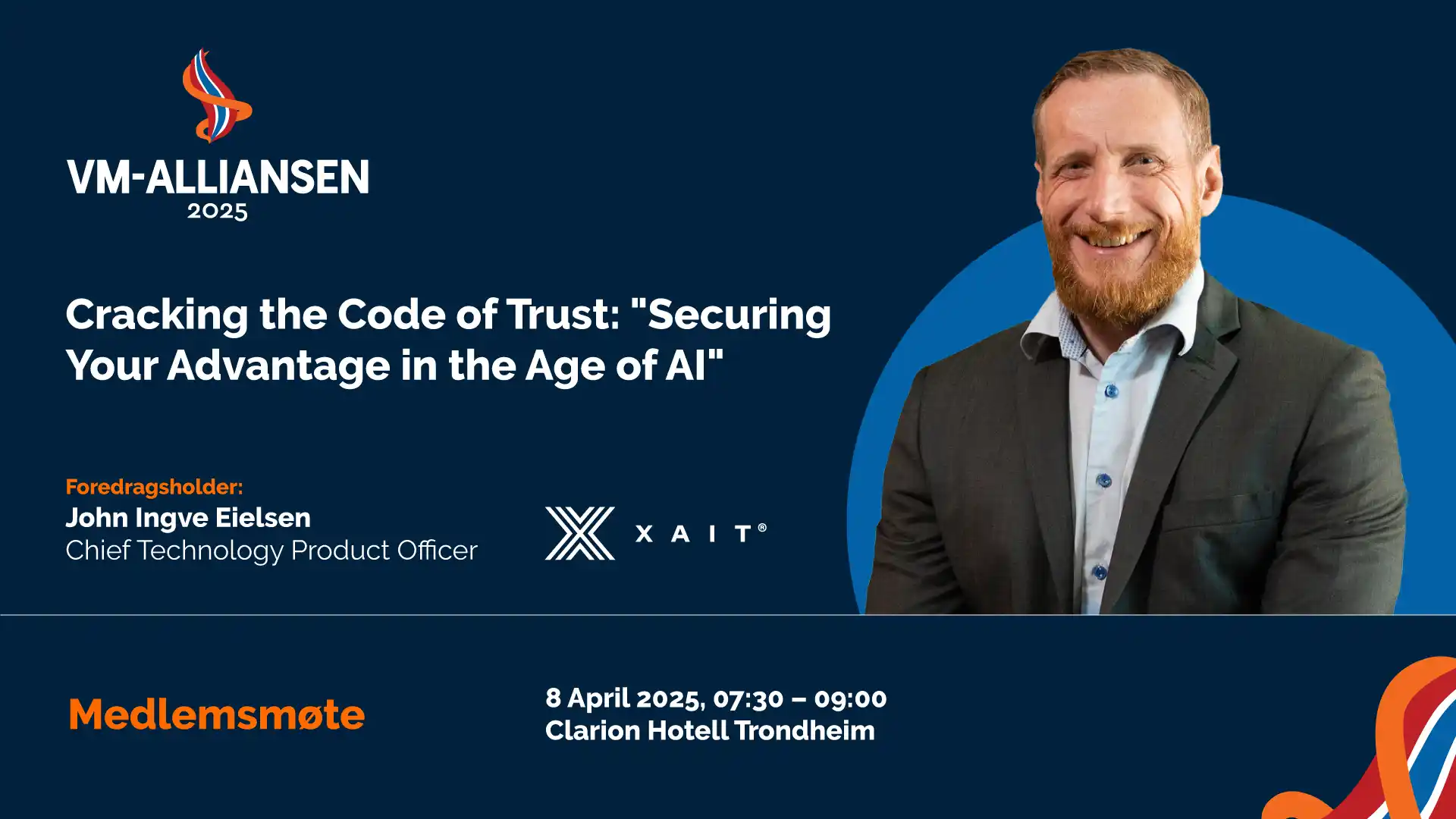 Catch John Ingve’s Tech-Talk on AI and Information Security at the VM Alliance Breakfast Event